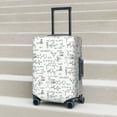 thumbnail image 5 of Uemuo Chemical Formulas Printed Washable Luggage Cover - Fashion Suitcase Protector Fits 18-32 Inch Luggage -Small, 5 of 9
