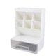 thumbnail image 2 of Organizador De Papelería De Plástico, Caja De Almacenamiento De Escritorio Con Inserto Oblicuo, Múltiples Compartimentos, Resistencia Al Desgaste Con Cajón Para El Hogar, La, 2 of 7