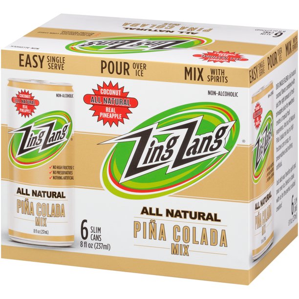 Zing Zang Pina Colada 4x6x8 Oz