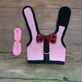 thumbnail image 3 of TELOLY Teacup Dog Harness,Stable Cat Harness and Leash,Soft Fabric Long-Lasting Safety Cat Leash,Blue,Chest Girth 7-9In, 3 of 4