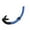 Blue, variant on Baoblaze Scuba Diving Snorkel Water Sports Snorkeling PVC Supplies Snorkeling Snorkel Orange