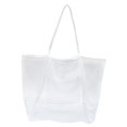 thumbnail image 2 of Bolso de playa para hombre y mujer, sencillo, de gran capacidad, versátil y ligero. Blanco, 2 of 9