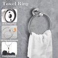 thumbnail image 4 of Juego de 8 juegos de baño ZHAOCHENG Accesorios de baño montados en la pared, 4 of 5