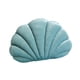 thumbnail image 2 of Almohada de terciopelo suave Strade Fareast Limited forma de concha marina rellena azul tamaño 40 x 25 cm, 2 of 8