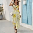 thumbnail image 6 of Floral Colorful Flower Art Sleeveless Dress Women's Summer Suit Dresses for Women 2025 Luxury Party Dress, 6 of 7
