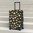thumbnail image 3 of Wukai Flower Butterfly Elastic Luggage Cover: Personalized Protection for Your Suitcase - Fits 19~29-inch, Washable & Durable Travel Companion-Small, 3 of 8