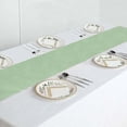 thumbnail image 6 of Efavormart Pack of 5 | SAGE GREEN Premium Polyester Table Top Runner For Weddings Birthday Party Banquets Decor Fit Rectangle and Round Table, 6 of 10