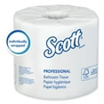 thumbnail image 2 of Scott Professional 100% Recycled Fiber Standard Roll Toilet Paper (13217), with Elevated Design, 2-Ply, White, Individually wrapped rolls, (473 Sheets/Roll, 80 Rolls/Case, 37,840 Sheets/Case), 2 of 5