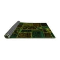 thumbnail image 2 of Ahgly Company Indoor Rectangle Patchwork Green Transitional Area Rugs, 3' x 5', 2 of 4