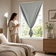 thumbnail image 5 of Talqzovs Blackout Curtains，Bedroom Curtains，Darkening Curtains for Bedroom Living Room Decoration Uncomplicated Installation 60×40in, 5 of 7