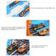 thumbnail image 5 of Kit De Juguete De Pista De Carreras Educativo De 18 Uds., Juego De Juguete De Carreras De Catapulta Interesante, Juguete De Pista De Carreras Circular De Coche Diy Para Niños Serendint FN002654-00, 5 of 6