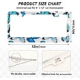 thumbnail image 3 of Coolnut Butterflies License Plate Frames 2pcs, Aluminum Universal Car License Plate Holder with Elliptical Hole for US Vehicles, 12"x 6", 3 of 7