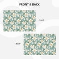 thumbnail image 3 of Rocae Lilies Flowers Printed Heat Resistant Place Mats,Classic Hemstitch Cloth Fabric Placemats Imitation Linen Place Mat Table Mats 18x12 inch, 3 of 5