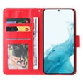 thumbnail image 6 of Tarise for Samsung Galaxy S23 Plus Case, Galaxy S23 Plus Wallet Case, Business Simple PU Leather Detachable Wrist Strap Women Men Flip Phone Case Cover for Samsung S23+ 5G (6.6 inch), Red, 6 of 6