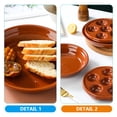 thumbnail image 4 of YuYiSan 1 Set of Ceramic Baked Snail Plates Kitchen Escargot Dish Oven Snail Baking Plates, 4 of 6