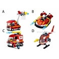 thumbnail image 4 of Fire Fighting 4-in-1 Building Brick Display Set, 4 of 9