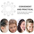 thumbnail image 5 of 20 pasadores transparentes para el pelo, mini pasadores, pasadores decorativos franceses, pasadores para el pelo, accesorios para el pelo para bebés y niños pequeños, 5 of 5