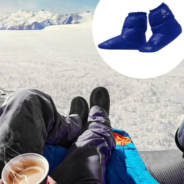 Pantuflas shamjiam De Plumas Blancas para senderismo al aire libre