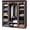 Brown, variant on Portable Closet, Wardrobe with 12 Shelves, 2 Adjustable Hanging Rod and 4 Side Pockets, Dustproof Waterproof Cover, Space-Saving, Large Clothes Organizer for Apartments, Bedroom, Grey