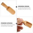 thumbnail image 2 of Qumonin 9pcs Mini Wooden Scoops for Bath, Sugar, Tea, Coffee, Candy, Kitchen, Bathroom, 2 of 3