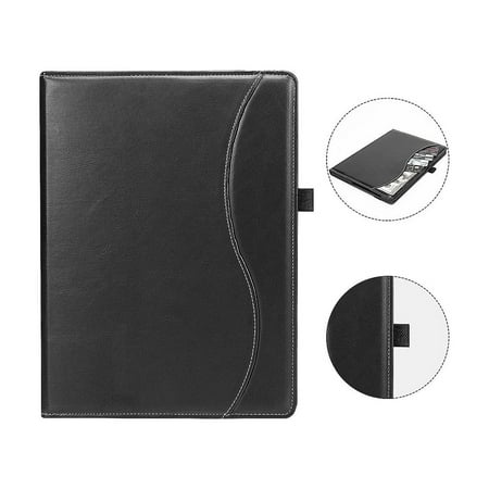 SaharaCase - Business Series Folio Case for Samsung Galaxy Tab S8+ and Tab S7 FE - Black