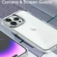 thumbnail image 4 of Clear Case for iPhone 15 Pro, Ultra Slim Flexible Scratch Resistant Transparent TPU Shockproof Bumper Gel Rubber Soft Silicone Protective Phone Case Cover for iPhone 15 Pro, Purple, 4 of 7