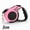 Pink, variant on Automatic Dog Leash with One-Hand Lock, Retractable Pet Rope with Strong Cable, 16ft Telescopic Lead for Medium Large Dogs