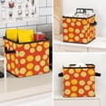 thumbnail image 7 of RATGDN Collapsible Fabric Cube Storage Bin with Double Handles for Living Room Bedroom Office Black - Lemon Juice Fruit, 7 of 7