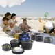 thumbnail image 4 of Outdoor Portable Camping Cookware Set Hiking Pans Pot Mess Kit for 5-6 Person, 4 of 5