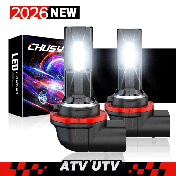3 PINS LED Headlight Bulb 6000K 120W Fit Honda Foreman Rubicon 500 Rancher 420