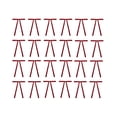 thumbnail image 1 of CJiaWei 24 Pcs Velvet Christmas Bows For Christmas Tree Velvet Ornaments For Christmas Tree Crafts Bows Velvet Ribbon Bows For Xmas Home Wedding Indoor Christmas Tre, 1 of 4