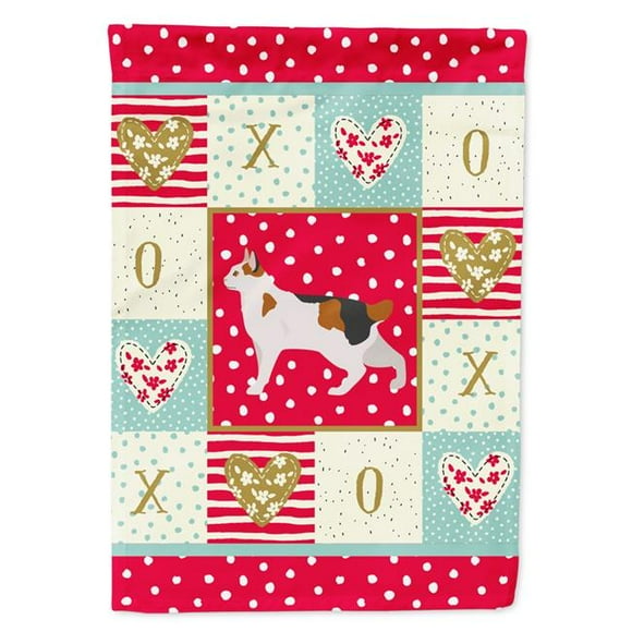 Carolines Treasures CK5633GF 11 x 0.01 x 15 in. Korean Bobtail Cat Love Garden Flag