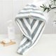 thumbnail image 4 of 2-pack microfiber hair towel turban, quick drying hair drying to, hair towel., 4 of 5