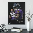 thumbnail image 3 of American Football Sports Ravens Poster For Kids Fun Teen Birthday Christmas Gifts Lamar Jackson Rugby Star Posters Frames Canvas Wall Art Print Picture For Home Room Decor, 3 of 6
