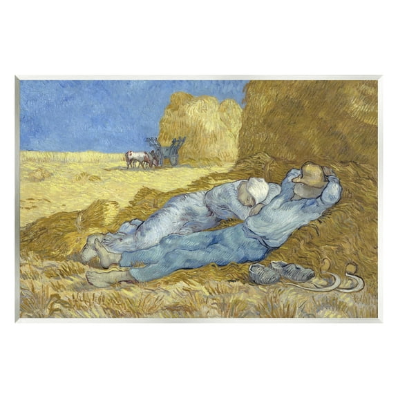 Stupell Industries The Siesta Vincent van Gogh Classic Painting Painting Unframed Art Print Wall Art, Design by one1000paintings