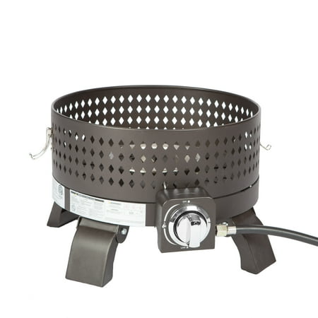 Fire Sense - Sporty Campfire Portable Gas Fire Pit - Mocha