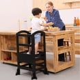 thumbnail image 5 of Open Box LT02B Kids Kitchen Adjustable Height Learning Step Stool Tower, 5 of 7