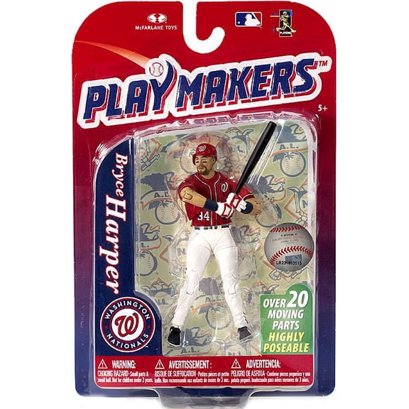 McFarlane MLB Playmakers Series 4 Bryce Harper Action Figure