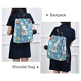 thumbnail image 4 of FORMRS Women's Travel Backpack Purse Anti-Theft Hidden Pockets Casual Shoulder Bag, Easter Bunny Pattern, 4 of 7