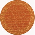 thumbnail image 2 of Safavieh Courtyard Daniel Oriental Indoor/Outdoor Area Rug, Terracotta/Natural, 5'3" x 5'3" Round, 2 of 8