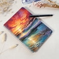 thumbnail image 4 of Spiral Journal Notebook,50 Sheets A5 College Ruled Notebook/Journal 3 Pcs for School Office Home - Beautiful Ocean Scene With Waves Crashing Against The Shore, 4 of 7