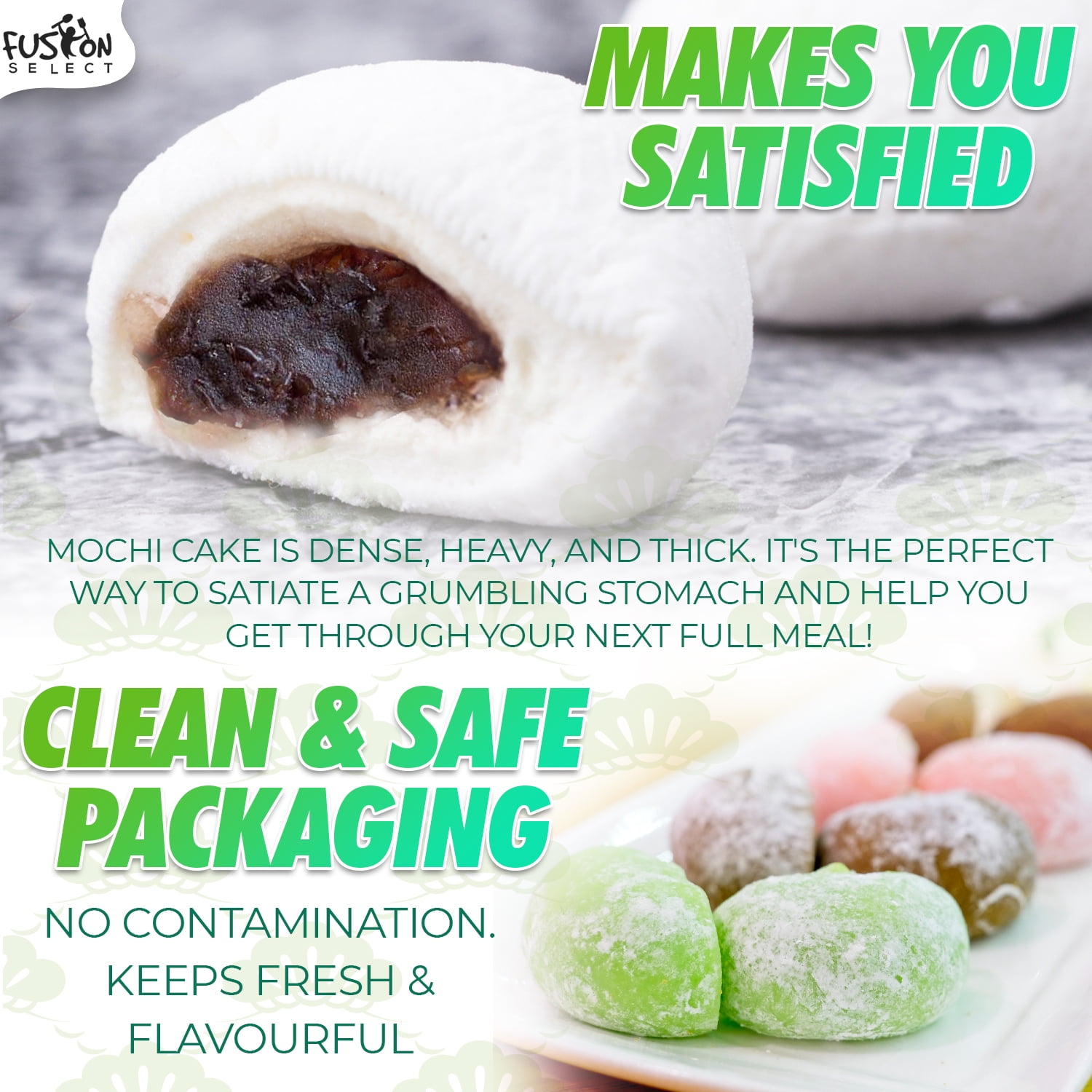 Stretching Sakura Mochi & Kashiwa Mochi 6types ( Set of 6