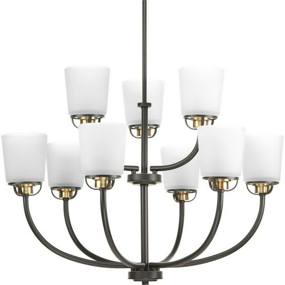 Progress Lighting P400010-020 West Village Chandelier, Antique Bronze