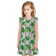 thumbnail image 1 of Fotbe Broccoli 2 Vestido de Dormir para Niñas de 3 a 10 Años, Mangas Cortas, Estilo Princesa, Pijama Camisón con Mangas Voladas-XX-Large, 1 of 6