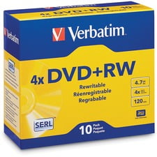 Verbatim VER94839 DVD Support Réinscriptible