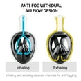 thumbnail image 4 of Professional Snorkeling Diving Mask Underwater Full Face Snorkel Mask Anti Fog Goggles For Adult Swimming Equipment ,Portable and lightweight, 4 of 7