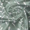 thumbnail image 5 of Ambesonne Abstract Valance Pack of 2, Vintage Wavy Floral, 54"X12", Pale Sage Green White, 5 of 5