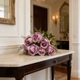 thumbnail image 4 of CaiYueKe Artificial Silk Rose Bouquet Fake Flowers Home Decor Wedding Centerpiece Arrangement Photography Props High End Realistic Floral Decorations, 4 of 7