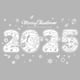 thumbnail image 5 of 2025 Year White Sticker Santa Claus Deer Window Sticker Snowflake Snowman Tree Christmas Decoration Vitrine Sticker, 5 of 8