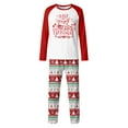 thumbnail image 2 of ZTACE Family Matching Christmas Pajamas Sets - Merry Chirstmas Prints Sleepwear, Comfortable & Skin-friendly, Christmas PJs Set for Parents Families - Multicolor, L, 2 of 4